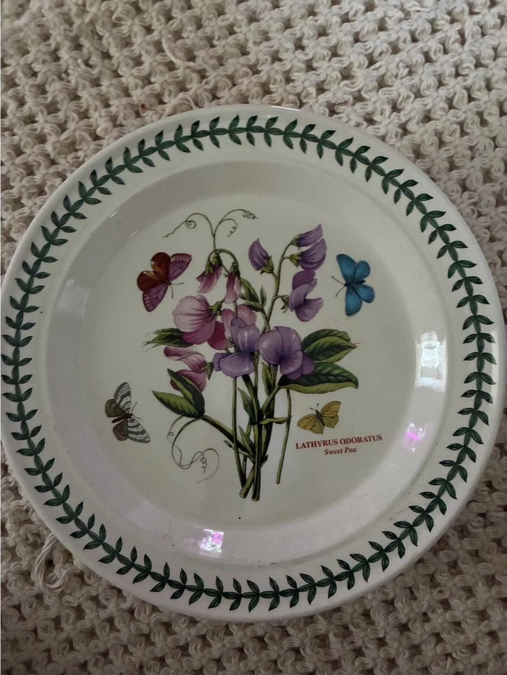 Portmeirion Botanic Garden Sweet Pea Dinner Plate 10.5”